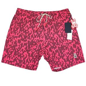Psycho Bunny Pink Men's Swim Trunks Brand New with tags